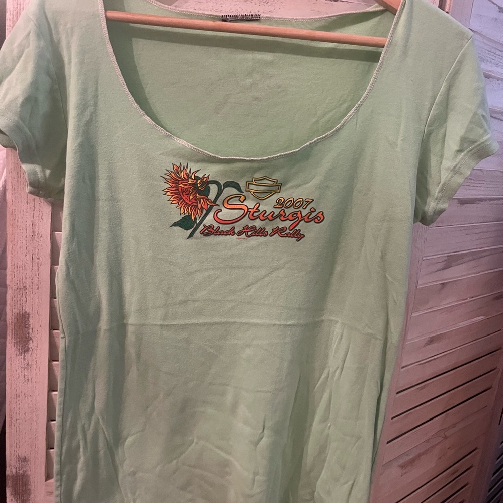 Harley-Davidson Light Green Sturgis Tee